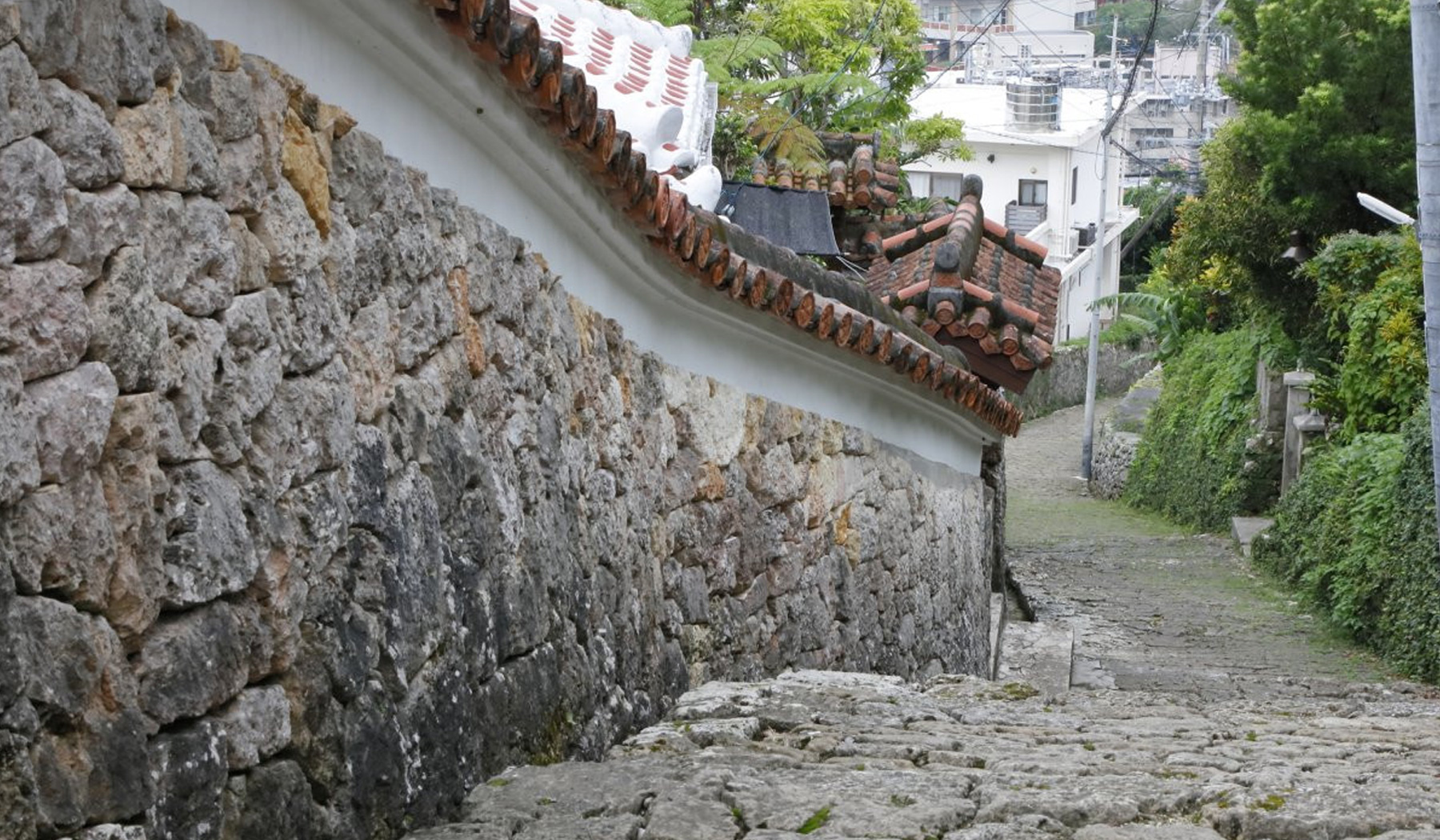 金城町の石畳道